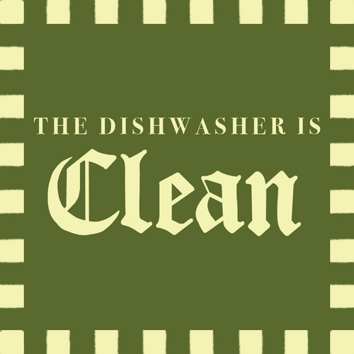 Dishwasher Status - Set of 2